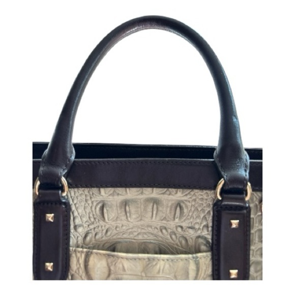 BRAHMIN BAG. Arden Satchel,Hemlock Westwood color, leather, never used. - Picture 5 of 10